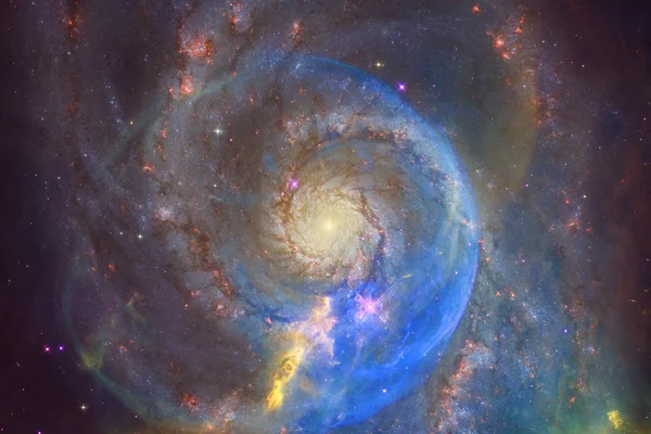 Вселенная со звездами и галактиками в глубоком космосе — стоковое фото