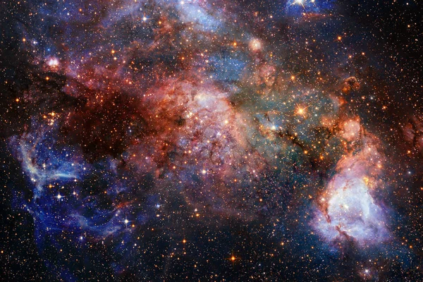 Arte espacial profunda. Elementos desta imagem fornecidos pela NASA — Fotografia de Stock
