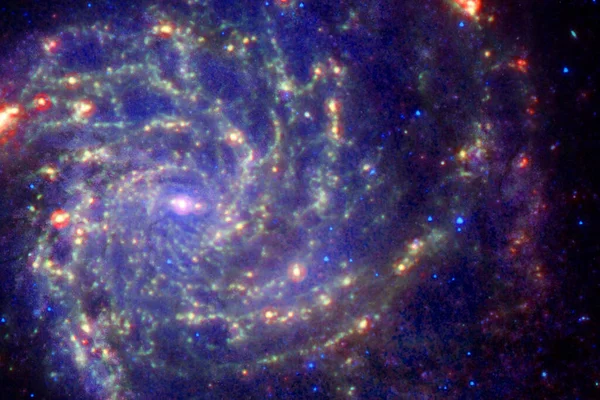 Unglaublich schöne Galaxie im Weltall. — Stockfoto