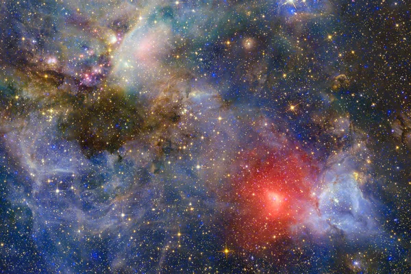 Зоряне поле в космосі за багато світлових років від Землі.. — стокове фото