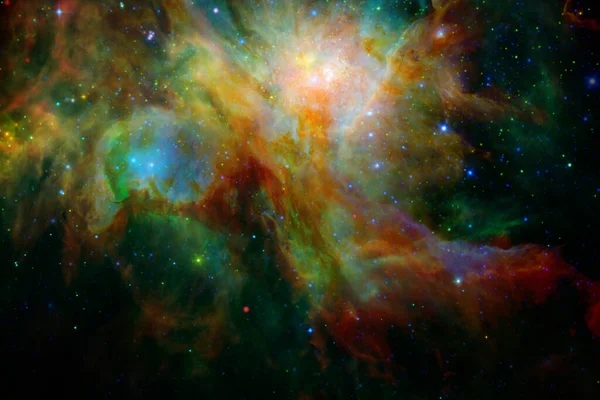 Gromada gwiazd w kosmosie. Elementy tego obrazu dostarczone przez Nasa — Zdjęcie stockowe