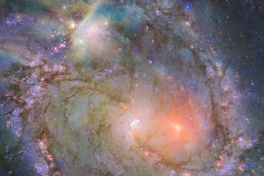 Harika galaksi. Bu görüntünün elementleri NASA tarafından desteklenmektedir
