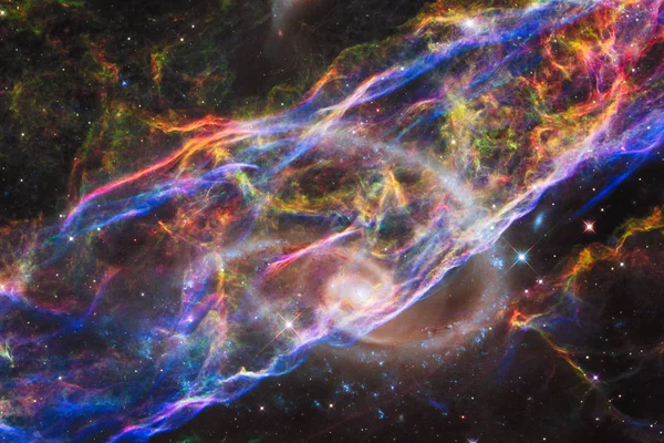 Ammasso di stelle nello spazio profondo. Elementi di questa immagine forniti dalla NASA — Foto Stock