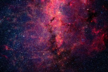 Sonsuz evrenin güzelliği. NASA tarafından döşenmiş bu görüntünün elemanları