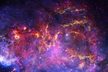 Derin uzay sanatı. Bu görüntünün elementleri Nasa tarafından döşenmiştir