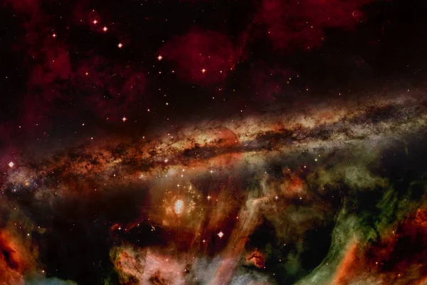 Harika galaksi. Bu görüntünün elementleri NASA tarafından desteklenmektedir — Stok fotoğraf