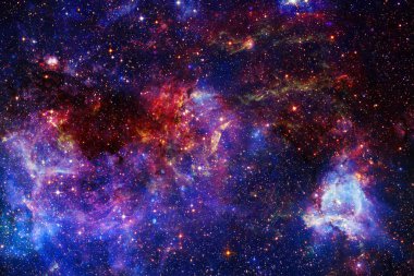 Galaksi uzayda. Bu görüntünün elementleri NASA tarafından döşenmiştir