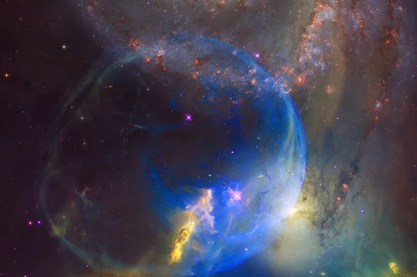 Otroligt vacker galax i yttre rymden. — Stockfoto