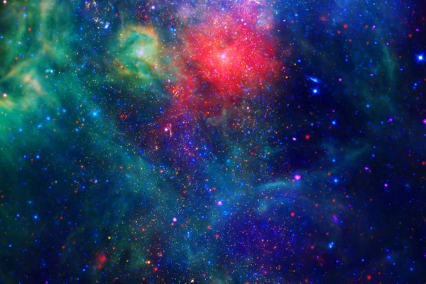 Csillagködök és csillagok az űrben. Elemei ezt a képet által nyújtott Nasa — Stock Fotó