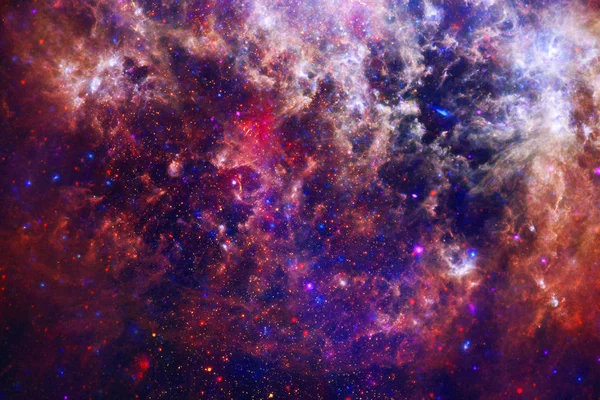 Nebula 'lar, galaksiler ve yıldızlar güzel bir kompozisyonda. Duvar kağıdı için harika bir baskı. Bu görüntünün elementleri Nasa tarafından döşenmiştir.