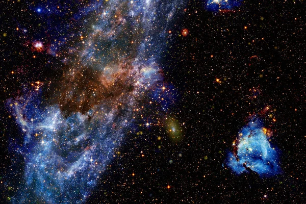 Galaxia Espacio Exterior Hermoso Fondo Pantalla Ciencia Ficción Elementos Esta — Foto de Stock