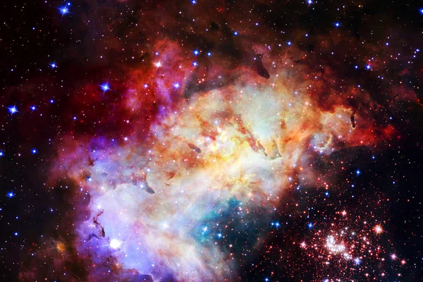 Вселенская Сцена Звездами Галактиками Глубоком Космосе Показывает Красоту Освоения Космоса — стоковое фото