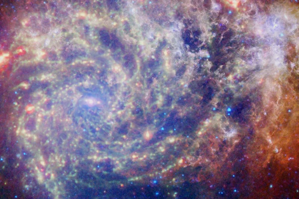 Galaxie Weltraum Schöne Science Fiction Tapete Elemente Dieses Bildes Von — Stockfoto