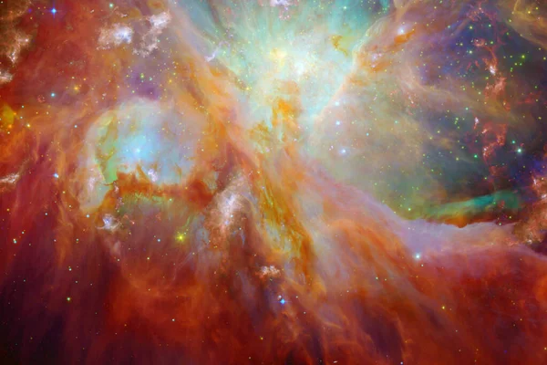 Oändlig Rymd Med Nebulosor Och Stjärnor Delar Denna Bild Som — Stockfoto