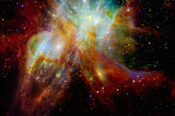 Art Espace Profond Starfield Nébuleuse Galaxie Éléments Cette Image Fournis — Photo