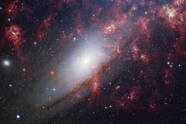 Глибоке Космічне Мистецтво Зоряний Пил Туманність Галактика Елементи Цього Боввана — стокове фото
