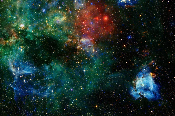 Σμήνος Αστεριών Στο Βαθύ Διάστημα Γαλαξίας Στοιχεία Αυτής Της Εικόνας — Φωτογραφία Αρχείου