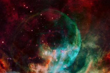 Uzayda inanılmaz güzel bir galaksi. Kara delik. Bu görüntünün elementleri Nasa tarafından döşenmiştir.