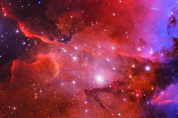 Câmpul Stelar Spaţiul Cosmic Mulţi Ani Lumină Distanţă Pământ Elemente — Fotografie, imagine de stoc