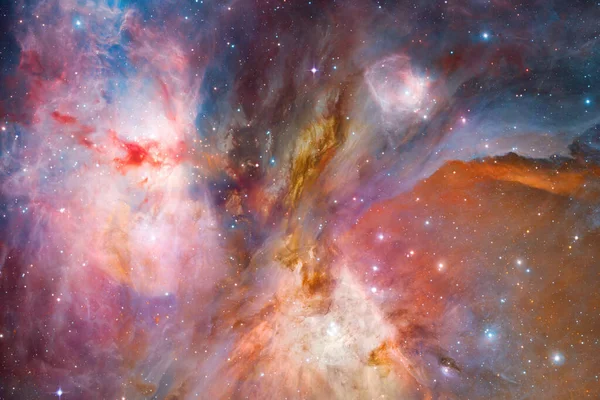 Великолепная Галактика Научная Фантастика Обои Элементы Этого Изображения Предоставлены Наса — стоковое фото