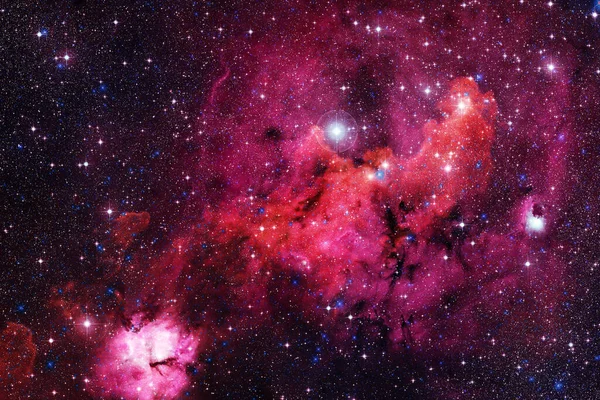 Derin Uzay Sanatı Starfield Yıldız Tozu Nebula Galaksi Görüntünün Elementleri — Stok fotoğraf