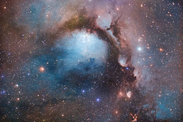 Γαλαξίας Στο Διάστημα Όμορφη Ταπετσαρία Επιστημονικής Φαντασίας Στοιχεία Αυτής Της — Φωτογραφία Αρχείου