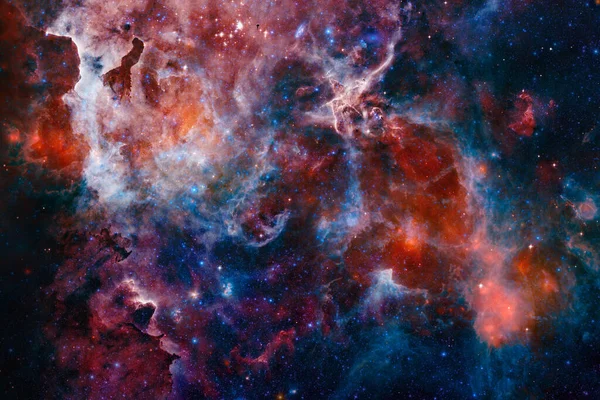Espaço Infinito Com Nebulosas Estrelas Elementos Desta Imagem Fornecidos Pela — Fotografia de Stock