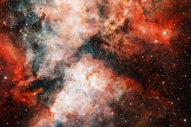 Galaksi, Dünya 'dan binlerce ışık yılı uzakta. Bu görüntünün elementleri Nasa tarafından döşenmiştir.