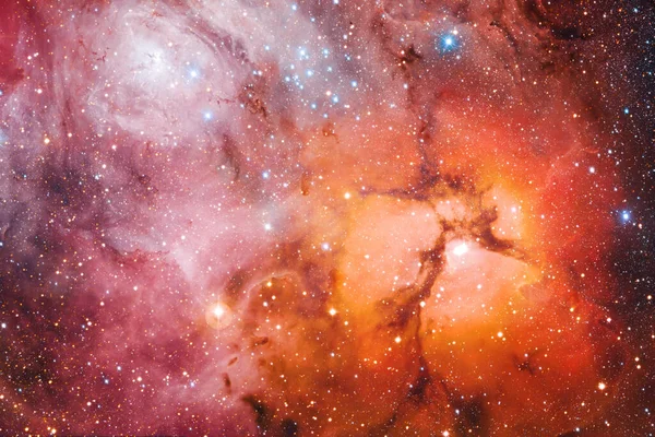 Nebulosor Och Stjärnor Yttre Rymden Glödande Mystiska Universum Delar Denna — Stockfoto