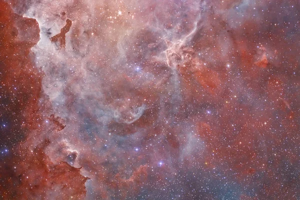 外层空间的银河系统。美国宇航局提供的这一图像的元素 — 图库照片