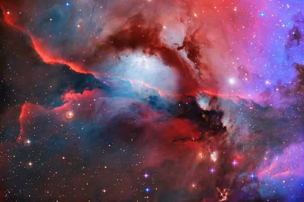 Campo stellare nello spazio molti anni luce lontano dalla Terra . — Foto Stock