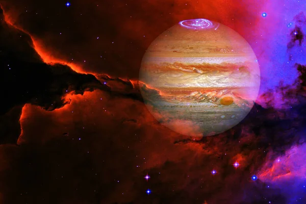 Jupiter. Delar av denna bild från Nasa — Stockfoto