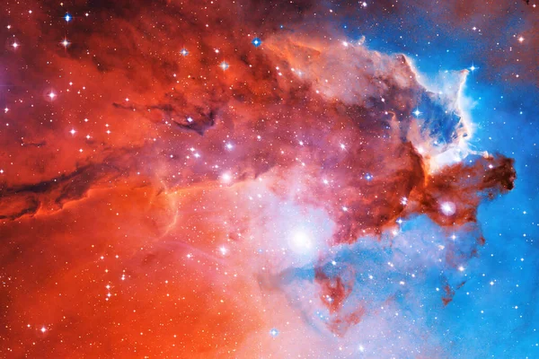 Spațiu infinit cu nebuloase și stele . — Fotografie, imagine de stoc