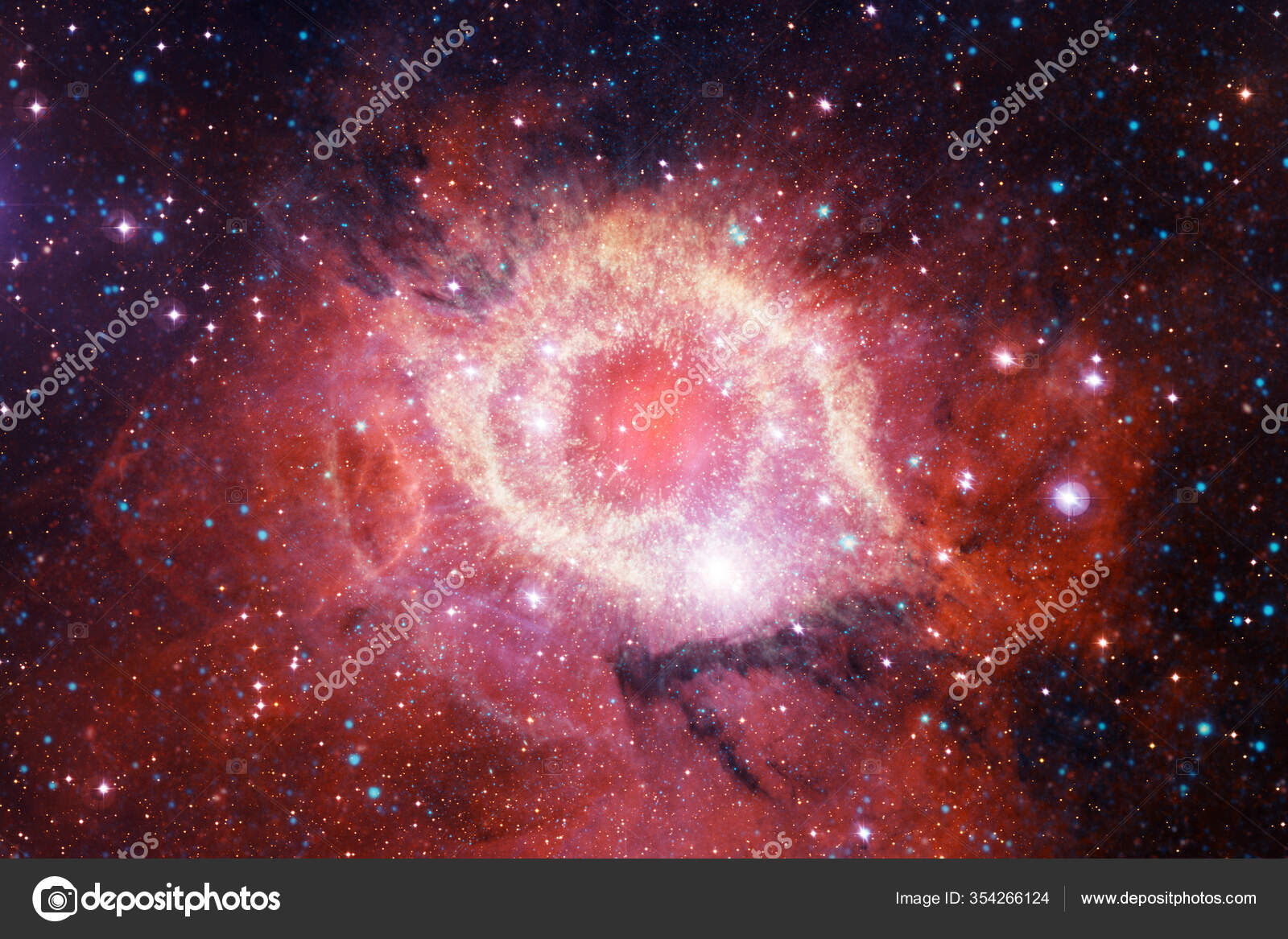 外层空间的银河系统美丽的科幻小说壁纸nasa提供的图片元素 图库照片 C Outer Space