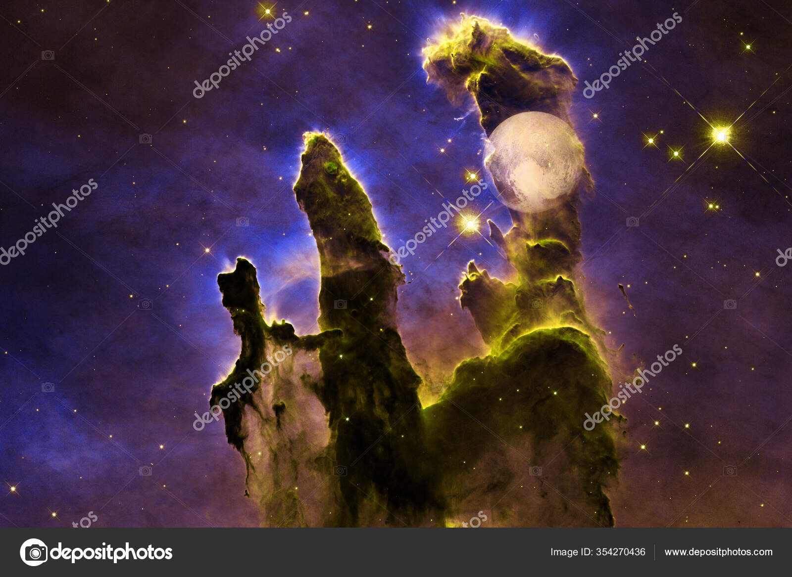 Night Sky Pluto Through Telescope Night Sky Pluto Telescope Pluto