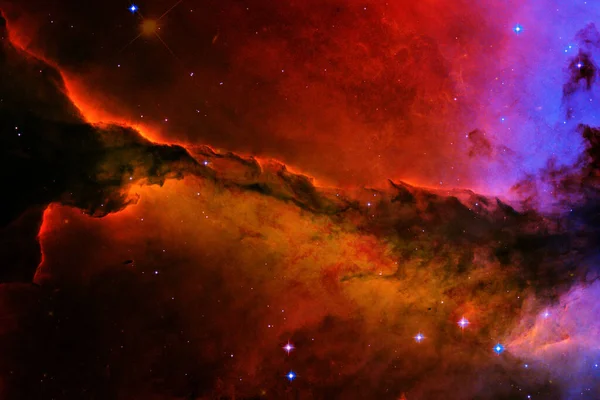 Galaktyka Kosmosie Piękno Wszechświata Elementy Dostarczone Przez Nasa — Zdjęcie stockowe