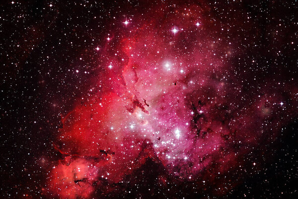 Звездное поле в космосе на много световых лет дальше от Земли. Элементы этого изображения предоставлены НАСА
.