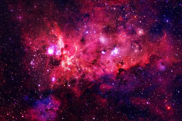 外太空中的星云和恒星 发光的神秘宇宙 美国宇航局提供的这张图片的元素 — 图库照片