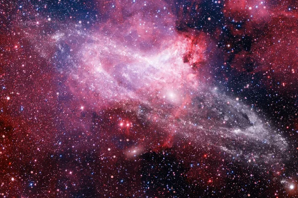 Scène Univers Avec Des Étoiles Des Galaxies Dans Espace Profond — Photo