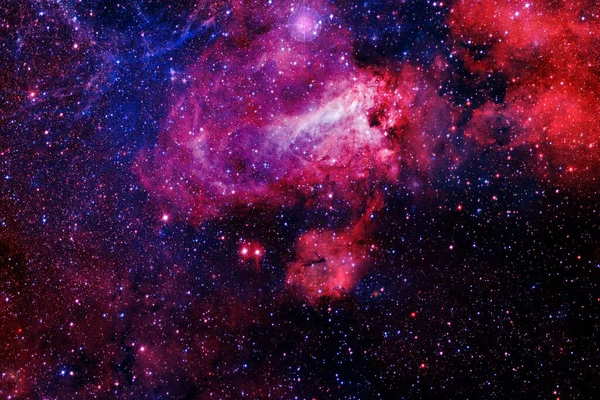 外层空间的银河系统 美丽的科幻小说壁纸 Nasa提供的图片元素 — 图库照片