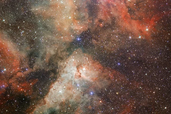 Derin Uzay Sanatı Starfield Yıldız Tozu Nebula Galaksi Görüntünün Elementleri — Stok fotoğraf