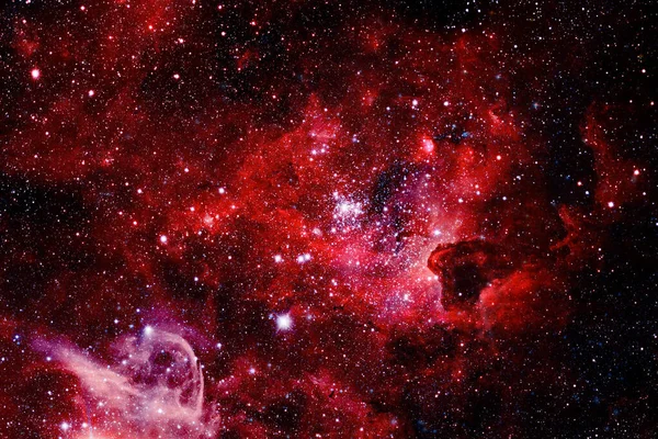 Nebulae Stars Outer Space Glowing Mysterious Universe Elements Image Furnished — Stock Photo, Image