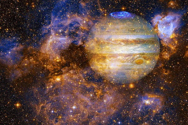 Det Jupiter Fantastiska Planeter Hög Kvalitet Solsystemet Delar Denna Bild — Stockfoto