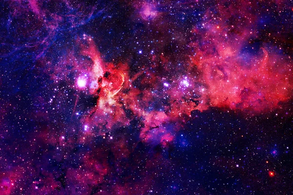 Galaksi uzayda. Güzel bir bilim kurgu duvar kağıdı. Bu görüntünün elementleri Nasa tarafından döşenmiştir