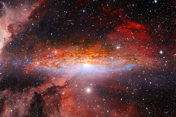 Великолепная Галактика Научная Фантастика Обои Элементы Этого Изображения Предоставлены Наса — стоковое фото