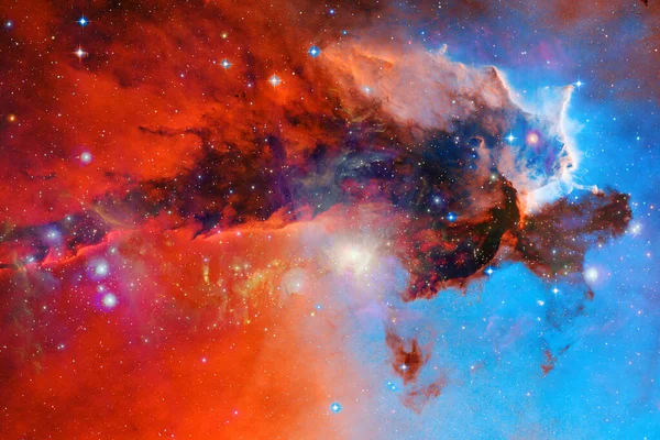 Deep Space Art Starfield Stardust Nebula Galaxy Elements Image Furnished — Stock Photo, Image