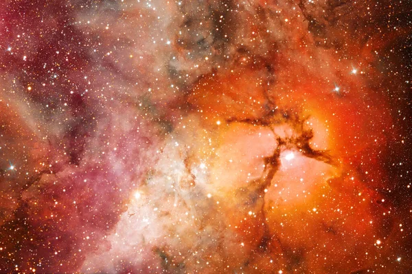Derin Uzayda Yıldızların Galaksilerin Olduğu Evren Sahnesi Uzay Keşiflerinin Güzelliğini — Stok fotoğraf