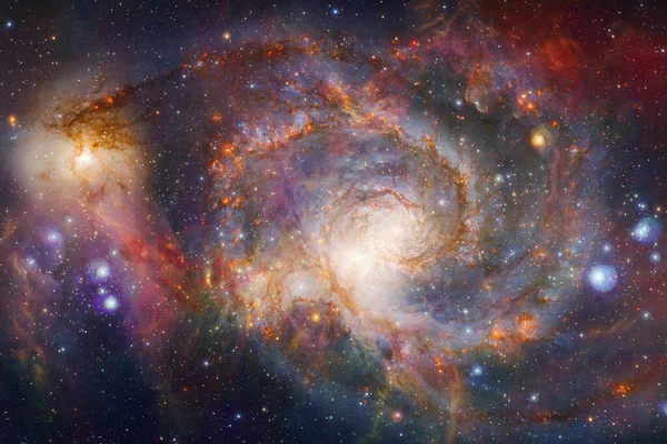 Галактика Тысячах Световых Лет Земли Элементы Этого Изображения Предоставлены Наса — стоковое фото