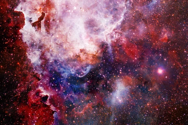 Nebuloase și stele în spațiul cosmic. Elemente ale acestei imagini furnizate de NASA — Fotografie, imagine de stoc