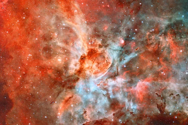 远离地球好几光年的外太空星域 Nasa提供的图片元素 — 图库照片